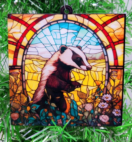Honey badger ornament free - honey,